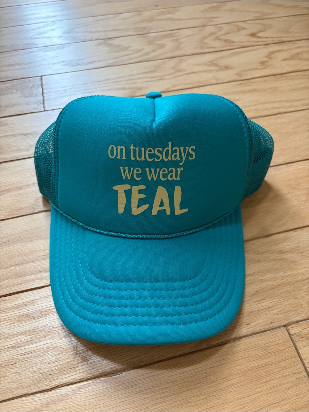 UNCW Teal Mesh Trucker Cap